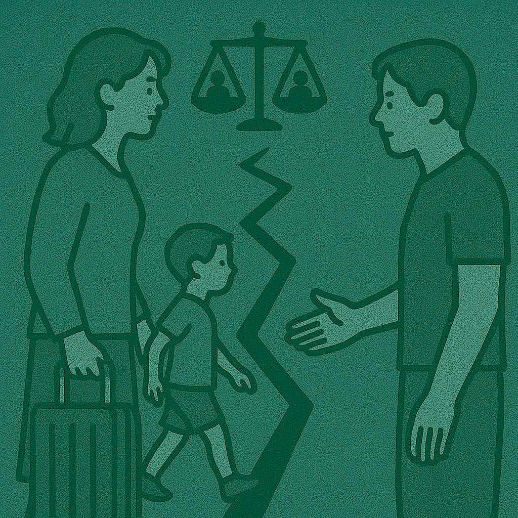 trasferimento dei figli con genitori separati