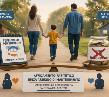 Affidamento paritetico senza mantenimento 360x320